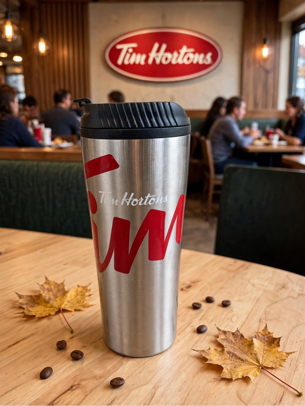Tim Hortons Stainless Travel Mug